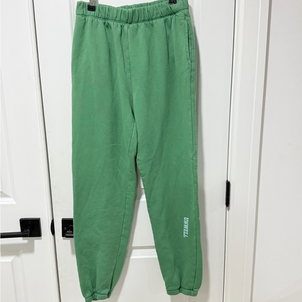 Call Her Daddy Green Joggers Size Small Fleece